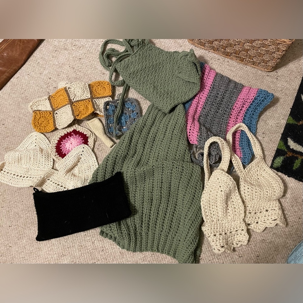 Random assortment of crochet projects